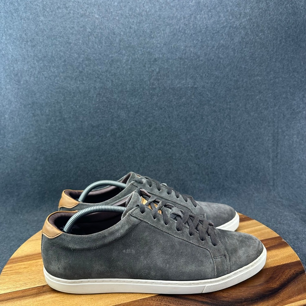 Allen Edmonds Courtside Suede Sneakers Grey 3579 Men's Size 11B